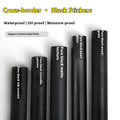 Self-adhesive black wood grain PVC wallpaper roll for furniture renovation, 40cm width