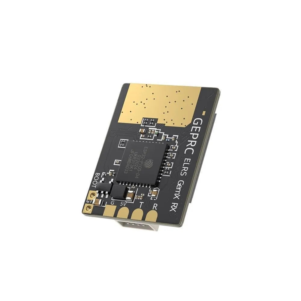 ELRS dual-frequency drone receiver kit with metal base station, antennas, and installation accessories