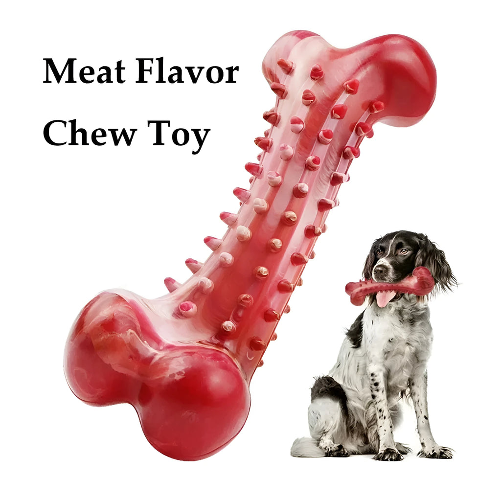Natural rubber chew toy for aggressive dog chewing and heavy-duty use