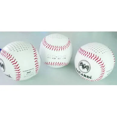 Baseball-themed portable Bluetooth speaker in green, orange, or white colour