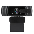 Black USB computer camera with universal clip for laptops and monitors