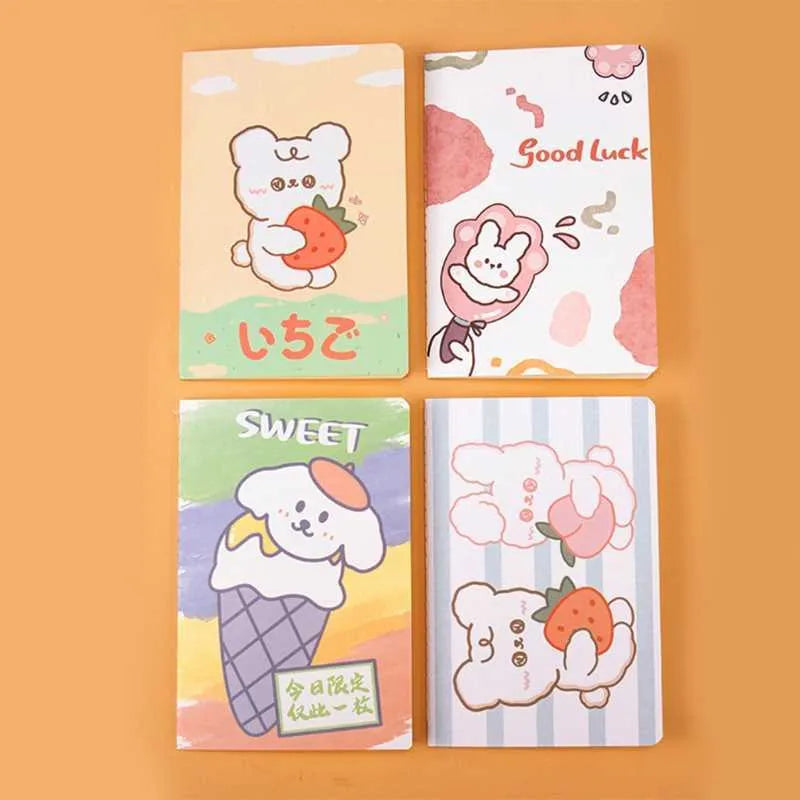 Cartoon-themed A5 notebook with 30 sheets, showing one of eight design options.