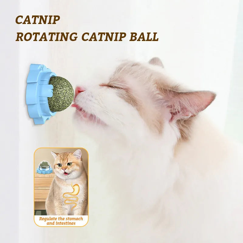 Lion-shaped catnip chew toy with textured molar surfaces in orange colour