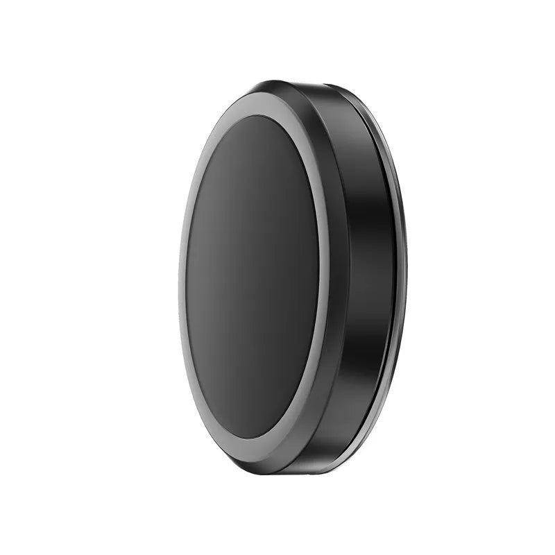 Obsidian black alloy magnetic mobile phone holder with centripetal force design