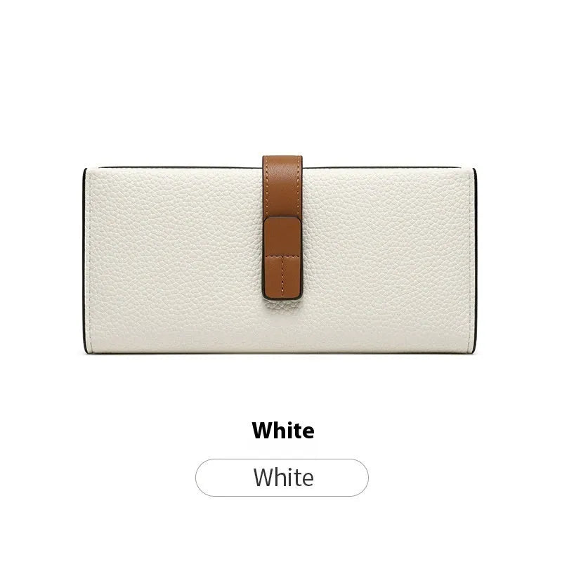 Women's large capacity PU leather handbag in five colour options with polyester lining