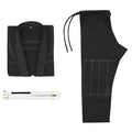 Brazilian Jiu-jitsu training clothing set in cotton blend fabric showing available colour options