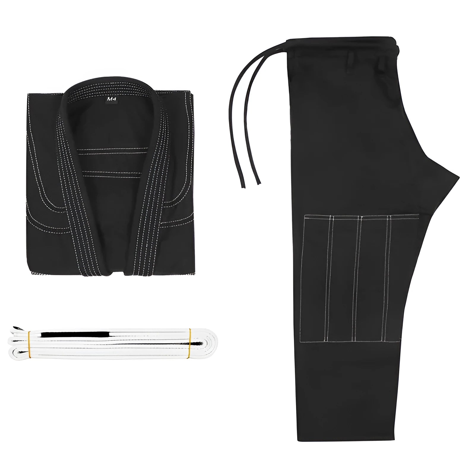 Brazilian Jiu-jitsu training clothing set in cotton blend fabric showing available colour options