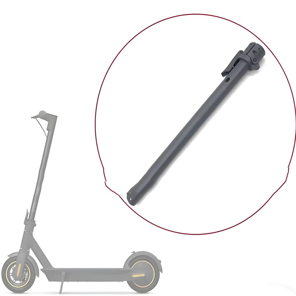 Black folding upright bar replacement part for a Nanbo No. 9 electric scooter.