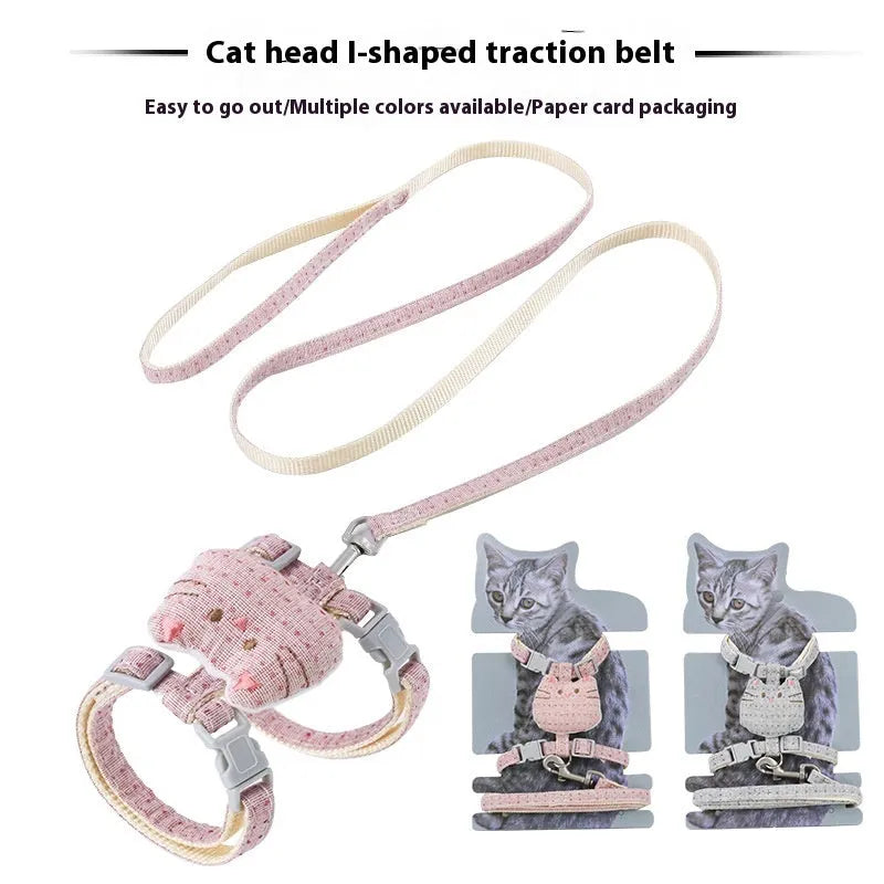 T-shaped cat pull rope with drawstring in cloth material for cats up to 8kg
