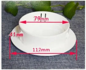 Plastic air conditioning hole cover kit with splits, plug caps, tuyeres, and sealing glue.