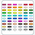 Double-headed alcohol oily colour animation paint pens with round and inclined nibs in multiple colour set options
