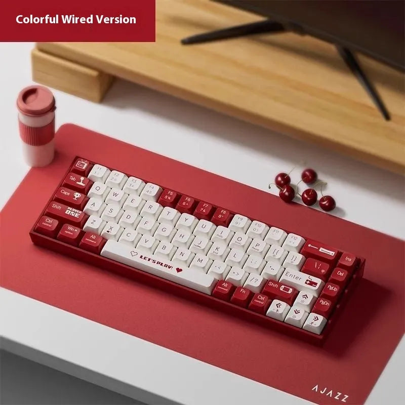 AJAZZ AK680 mechanical gaming keyboard with hot-swappable switches and 1.5m cable