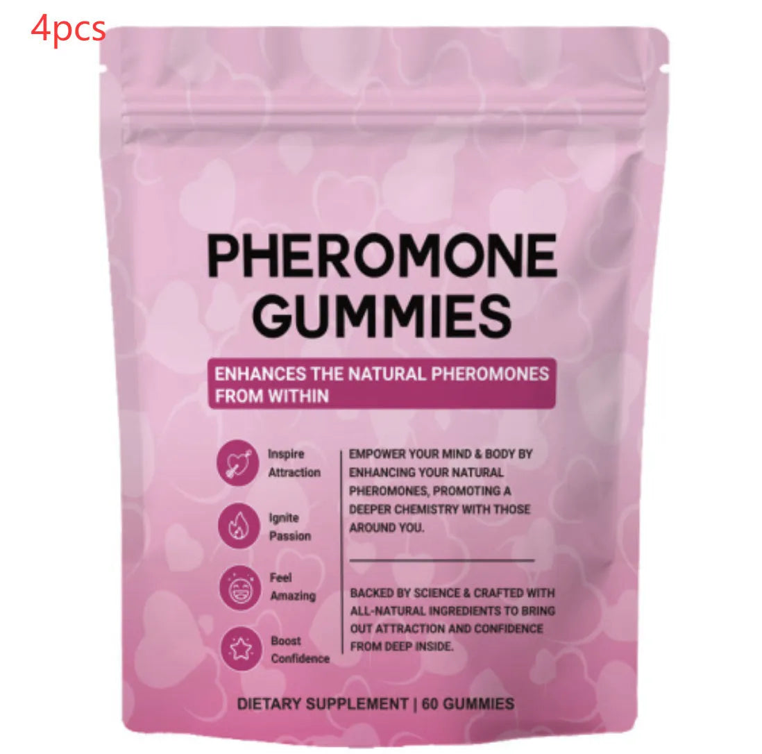 60 edible pheromone gummy tablets for pantry moth and fly control in household settings
