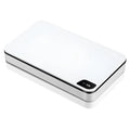 White multifunctional wireless phone charger with ultraviolet sterilisation function and remote control