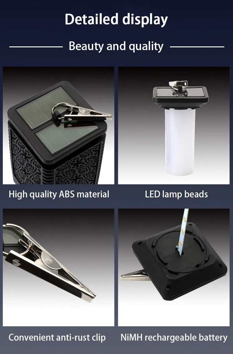 Solar-powered retro flame garden light for patio and pathway illumination