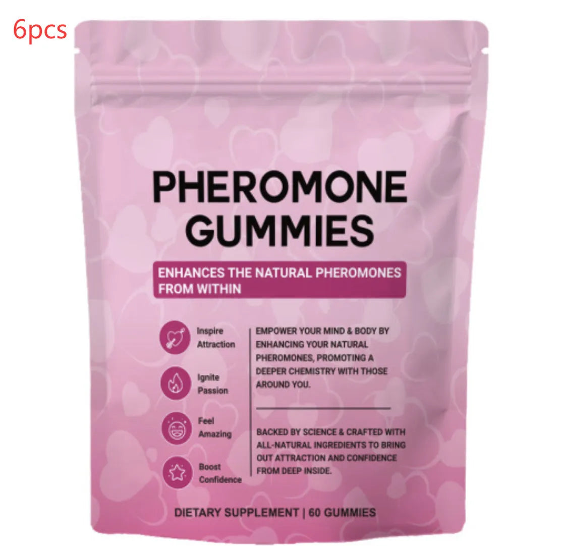 60 edible pheromone gummy tablets for pantry moth and fly control in household settings