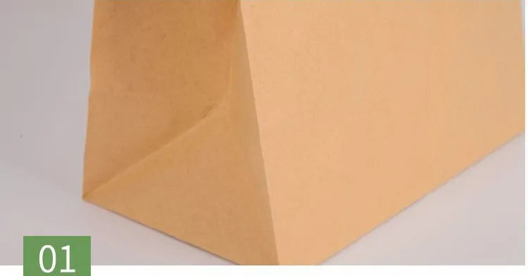 Yellow kraft paper packaging bag with aluminium foil inner lining for snack foods