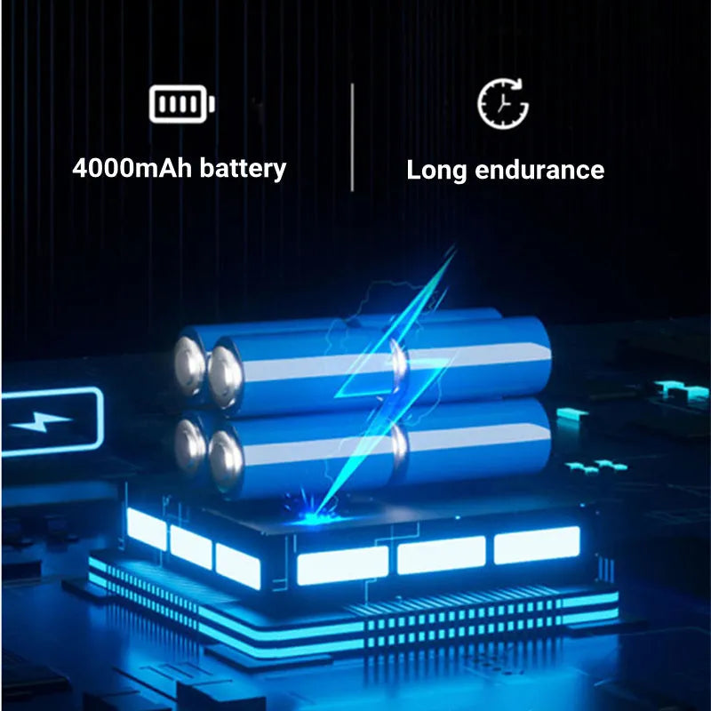 White bladeless table fan with humidifier tank on desk showing up-down oscillation