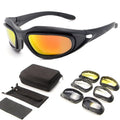 Polarised tactical sunglasses with sports frame for outdoor cycling and enhanced night vision
