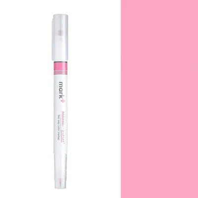 Pastel coloured chisel-tip highlighter pen with a 13cm plastic barrel shown in muted shades.