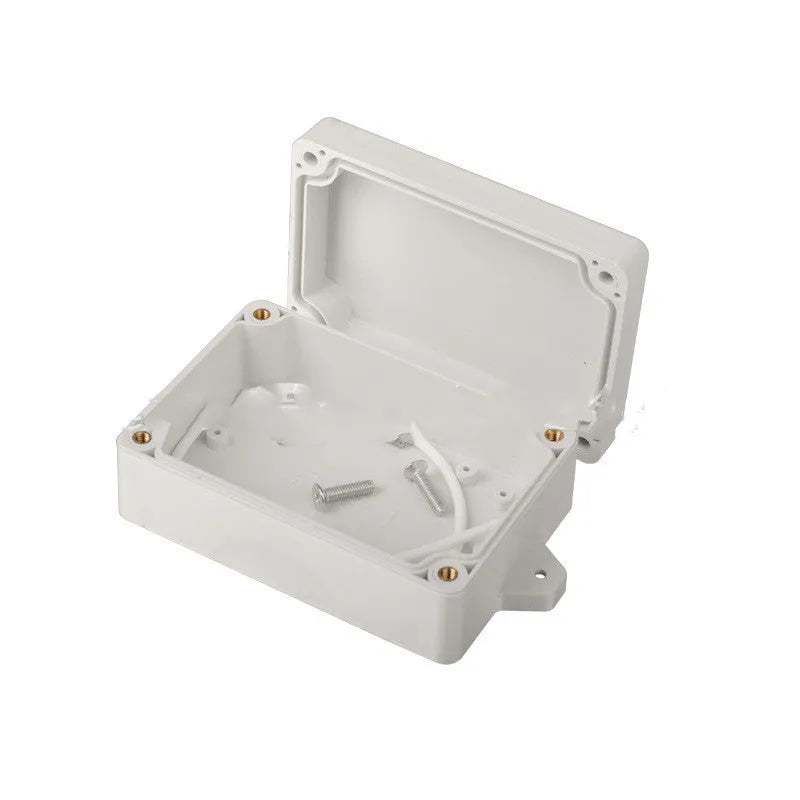 F4B-1 black ABS plastic waterproof instrument box for electrical components.