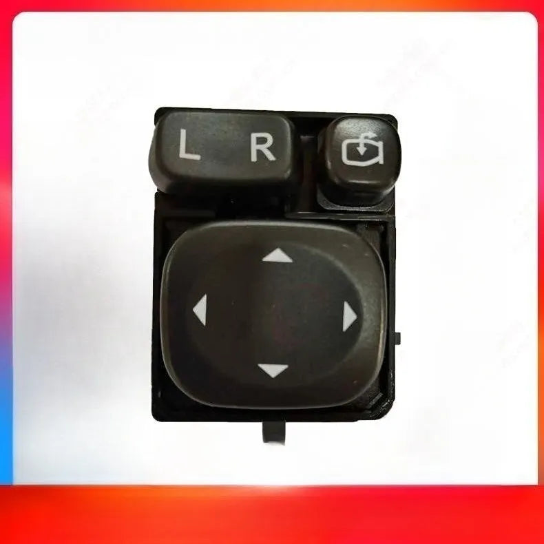 Black plastic power mirror switch for Dongfeng Fengon 580 electric wing mirror control