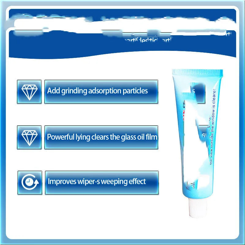 Automotive glass rainproof agent in 15ml white formulation with English version bag packaging