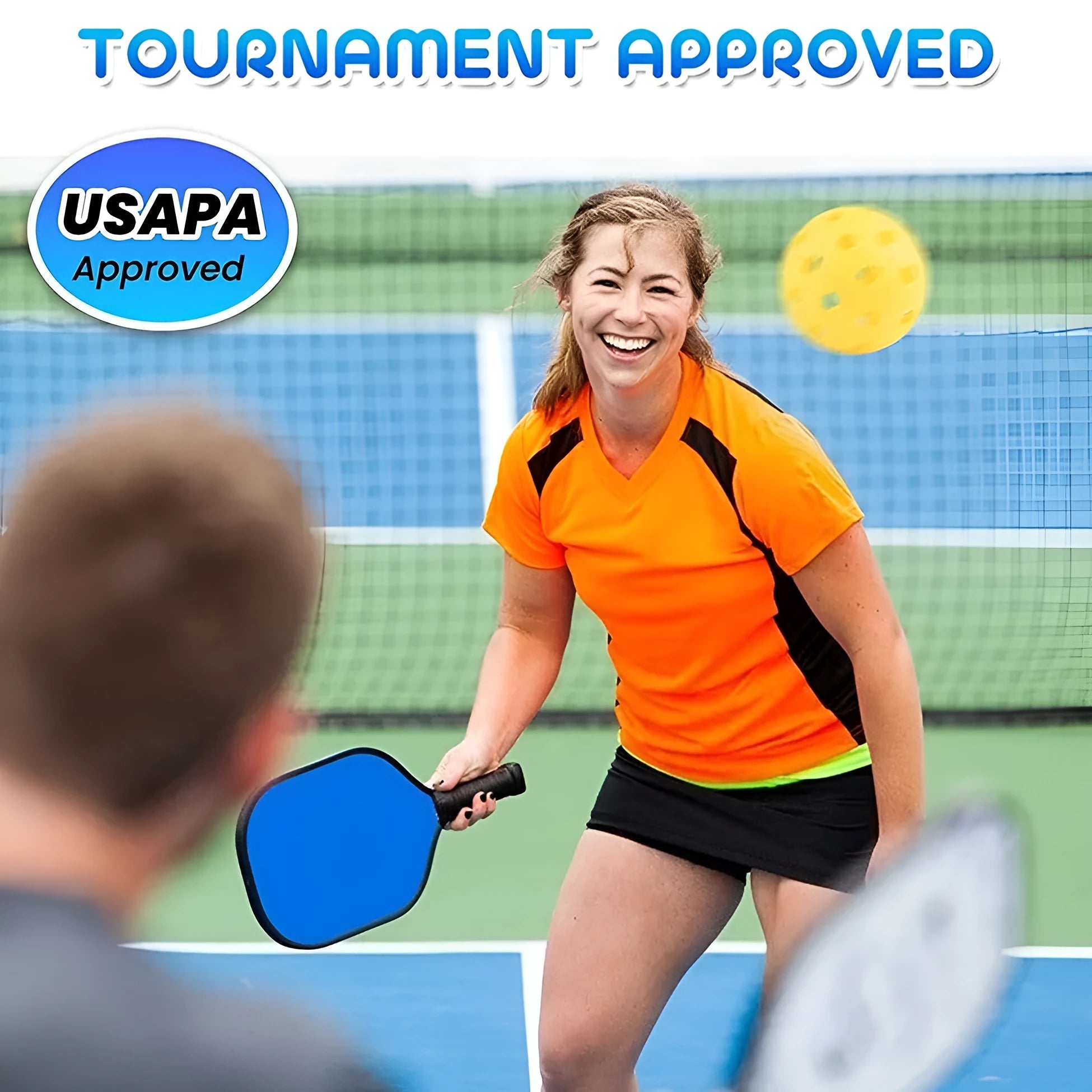 Poplar Peak wooden table tennis and pickleball racket for beginners and sports training.