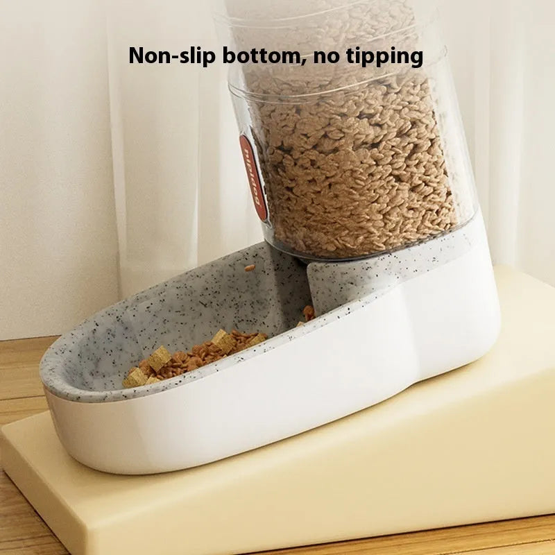 Blue automatic pet water fountain with 3.8 litre capacity for cats and dogs on a floor.