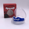 Adult boxing mouthguard with printed teeth design for martial arts and combat sports protection