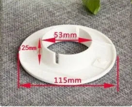Plastic air conditioning hole cover kit with splits, plug caps, tuyeres, and sealing glue.