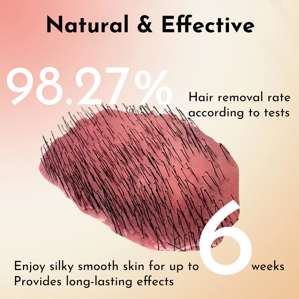 WUWUVISTA 27-piece hair removal kit with pink wax warmer, four coloured wax pots, and wax sticks