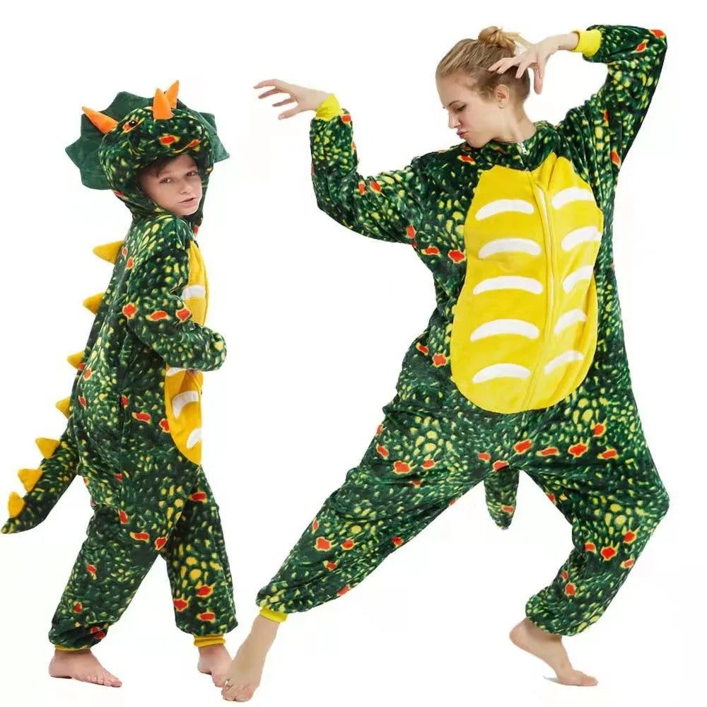 Children's Jurassic dinosaur Halloween costume in chemical fibre blended fabric