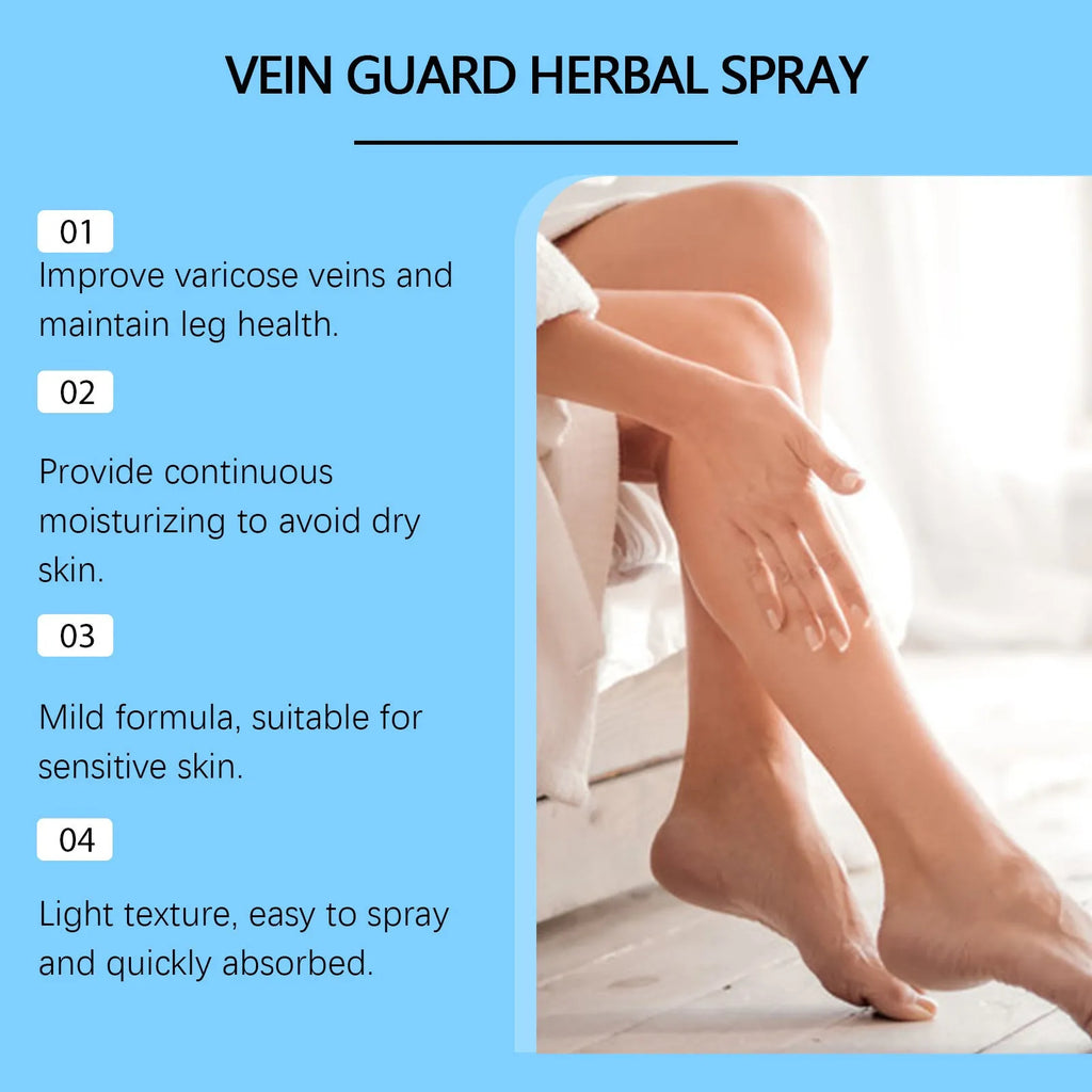 30ml herbal body care spray bottle with botanical extracts and menthol