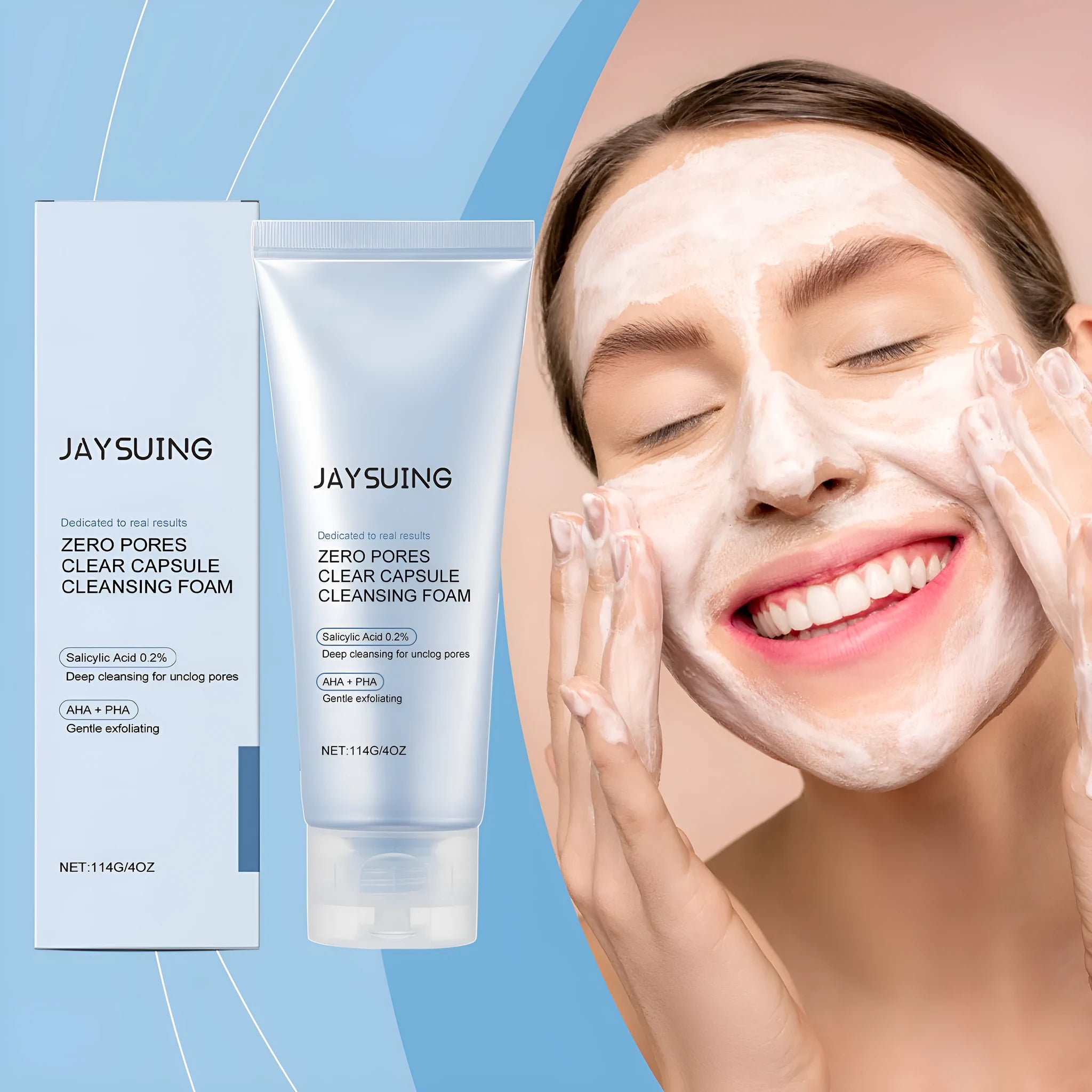 Salicylate facial cleanser 114g tube with gentle pore cleansing formula