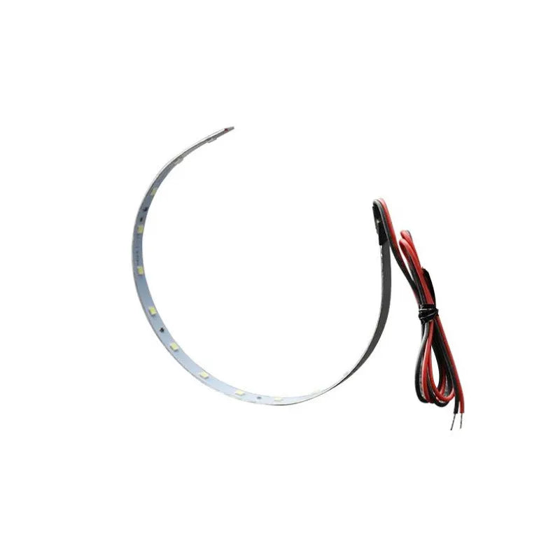 25-inch LED headlight 76mm round aviation aluminium alloy IP55 for cars in white colour.
