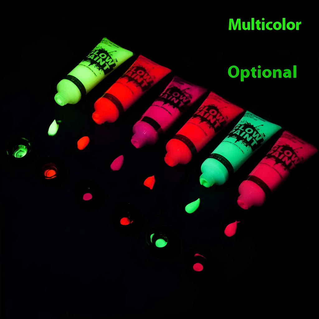 25ml tube of neon face and body paint in safe non-toxic formula