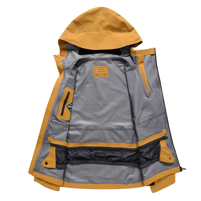 Unisex windproof waterproof ski suit in multiple colours for snow sports