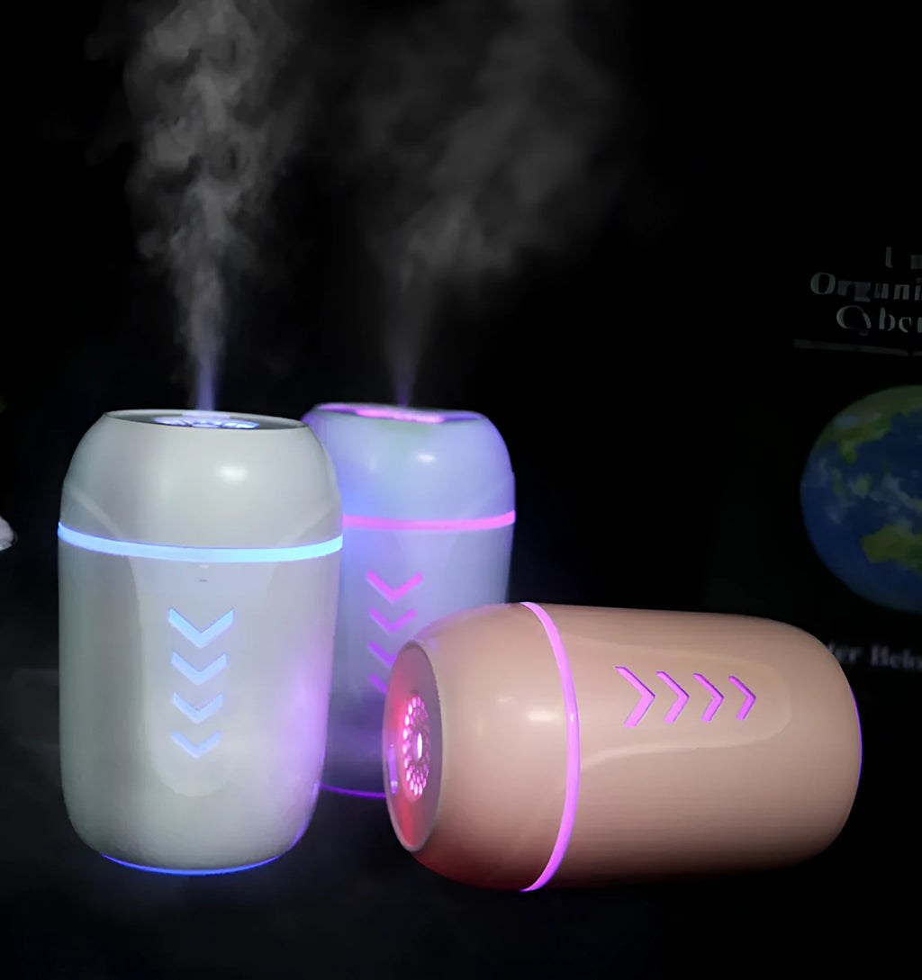 X3 portable car humidifier with columnar design and aromatherapy function
