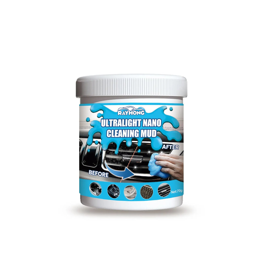 Car cleaning soft gel putty for interior dust removal from gaps and crevices