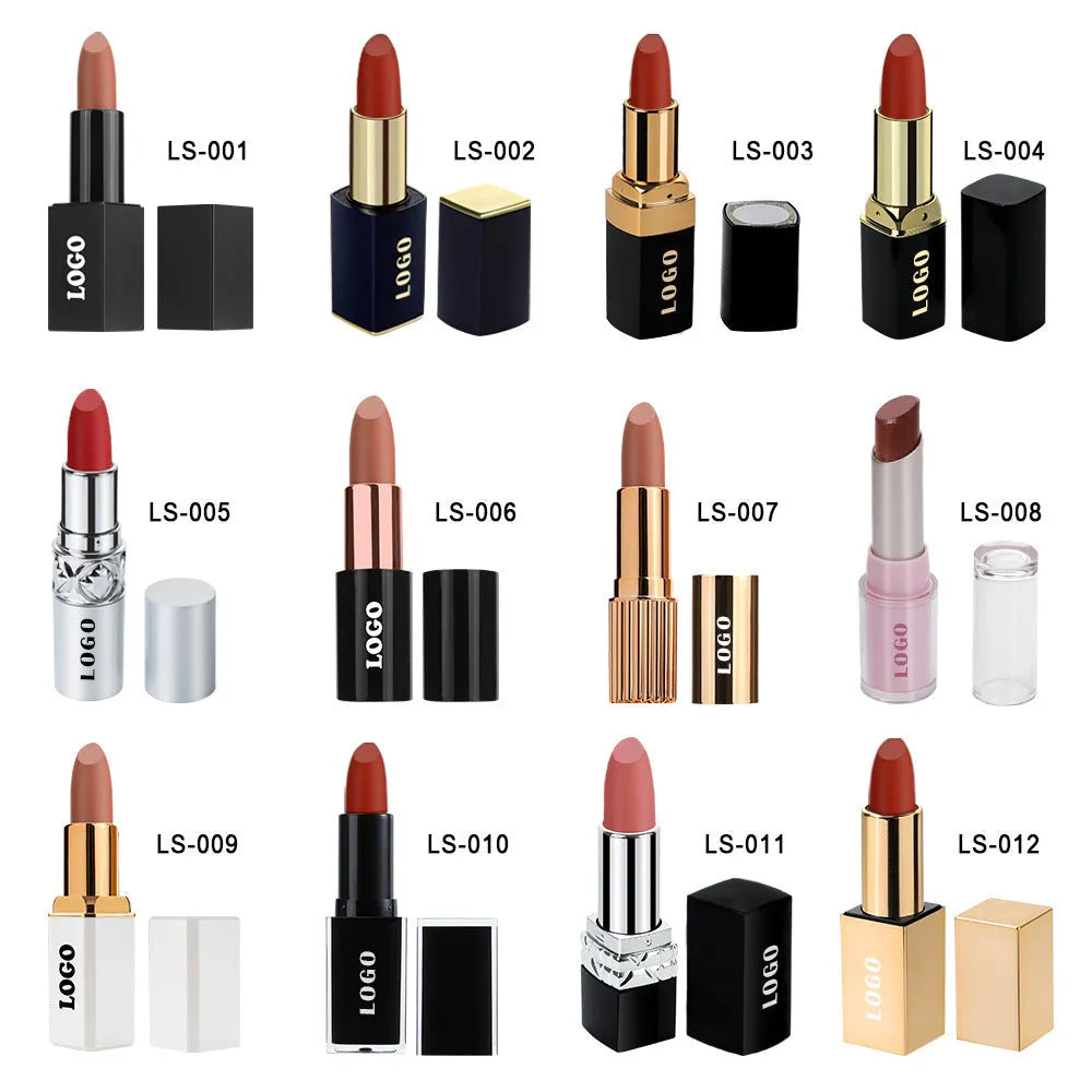Matte finish lipstick in 24 colour shades with waterproof non-transfer formula