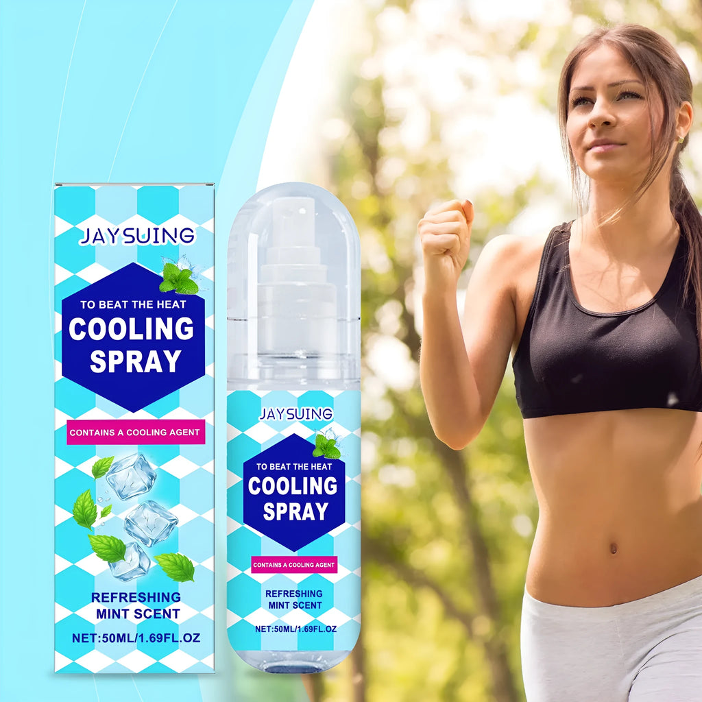 50ml cool spray bottle for summer outdoor cooling with mint extract