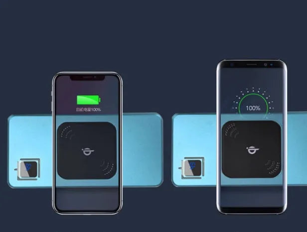 Portable power bank with LCD display showing battery percentage, alloy shell, available in multiple colours