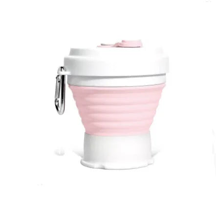 Blue quick-refrigeration silicone pinch cup for making instant slushy drinks.