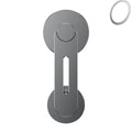 Aluminium magnetic phone holder for Tesla suspension screens with 180-degree flip mechanism