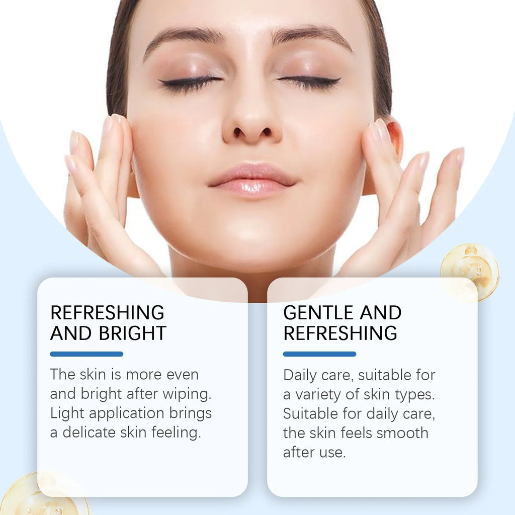 Pack of 60 Glycolic Acid Cutin Cotton Cloth exfoliating pads for facial skincare