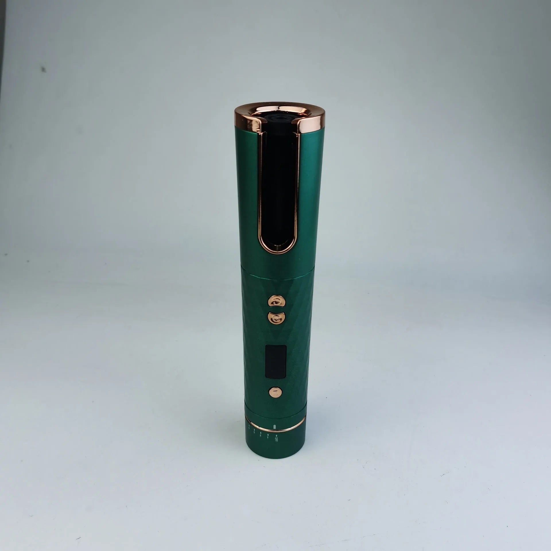 Portable automatic curler with multi-function charging, ABS plastic and aluminium alloy, 22.5x5x5 cm, available in green pink rose red