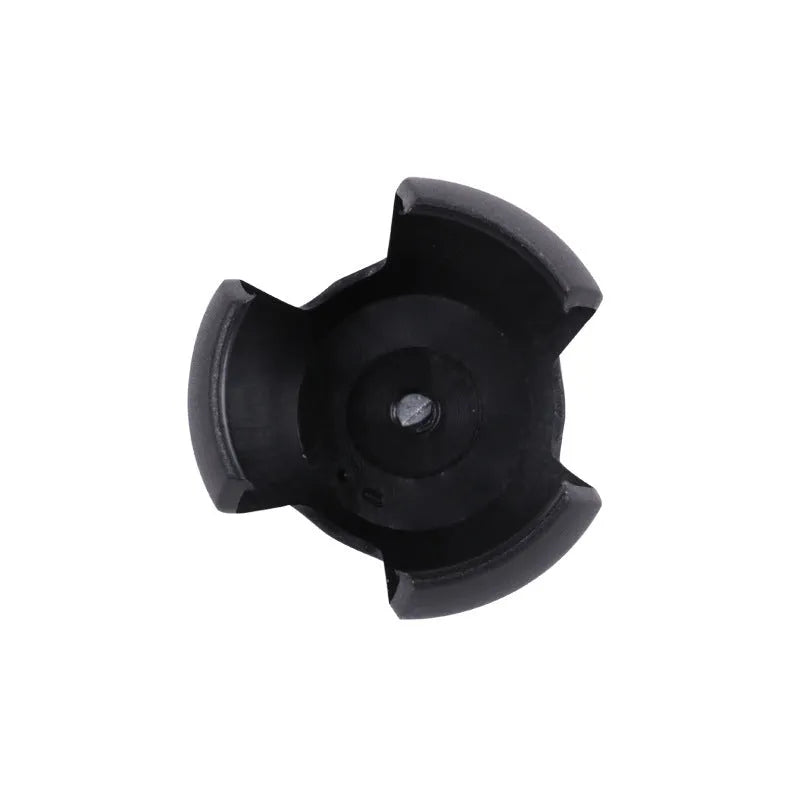 Black golf ball picker device with putter-style seat and clip mechanism for retrieving balls