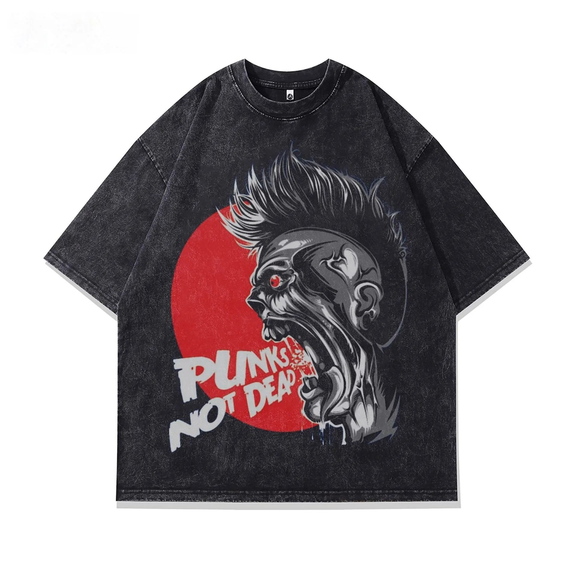 Men's pure cotton printed t-shirt with loose fit and short sleeves in summer style