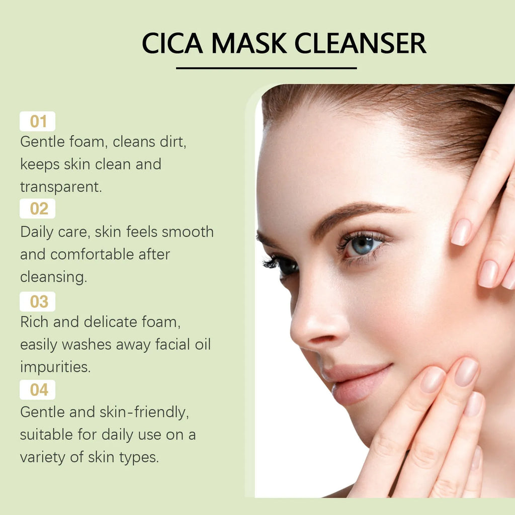 120g tube of Centella Asiatica Soothing Facial Cleanser for oily and combination skin